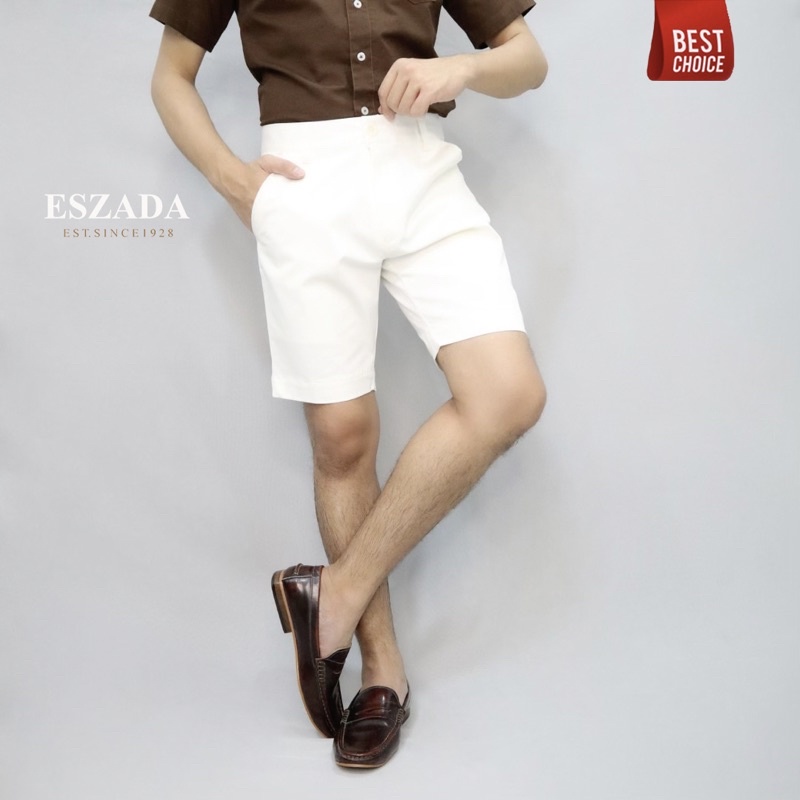 ภาพหน้าปกสินค้าESZADA กางเกงขาสั้นผู้ชายผ้าชิโน่ เกรดA+พร้อมป้ายห้อย (KS1)