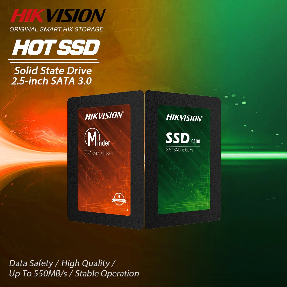 ภาพสินค้า120 GB SSD (เอสเอสดี) HIKVISION C100 / R/W up to 550/435Mbps. ประกัน 3 ปี จากร้าน hardware_corner บน Shopee ภาพที่ 4