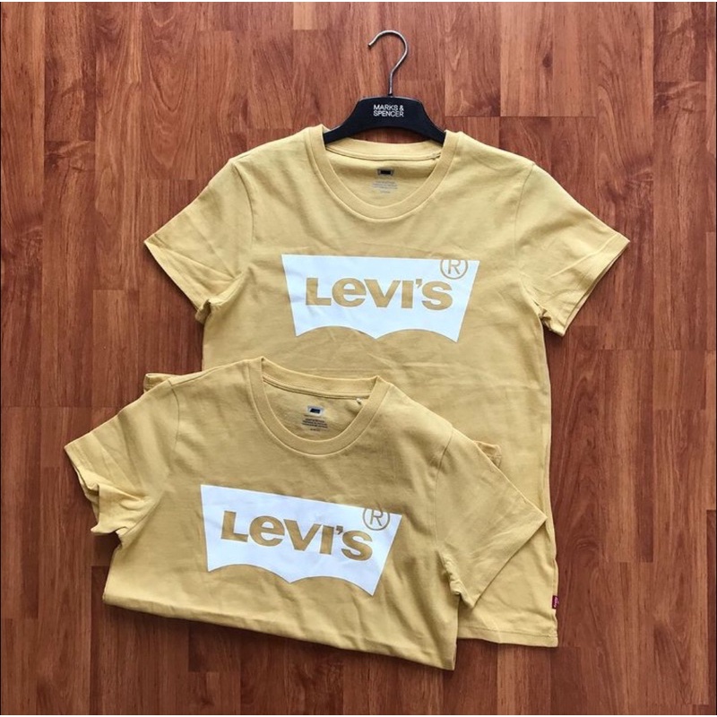 levis-womens-classic-logo-perfect-tee-shirt-เสื้อยืดคอกมแขนสั้น