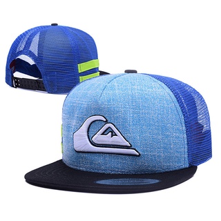 Quiksilver Snapback หมวกเบสบอล ผ้าตาข่าย แฟชั่นฤดูร้อน สําหรับผู้หญิง ผู้ชาย