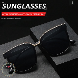 Sunglasses for Women Stylish Brand Design Horn Rimmed Unisex Driving Glasses Outdoor Eyeglasses Chanel-Like Anti-Glare Lens for Men Metal + PC Frame