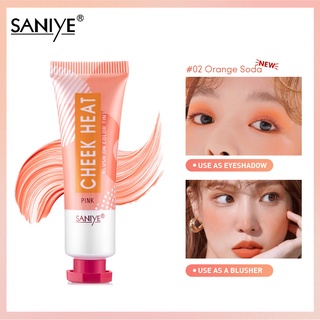 Saniye ลิควิด แปรงกํามะหยี่ มูส ลิควิด แปรง ธรรมชาติ สีนู้ด กันน้ํา บลัชออน ใบหน้า เครื่องสําอาง ความงาม