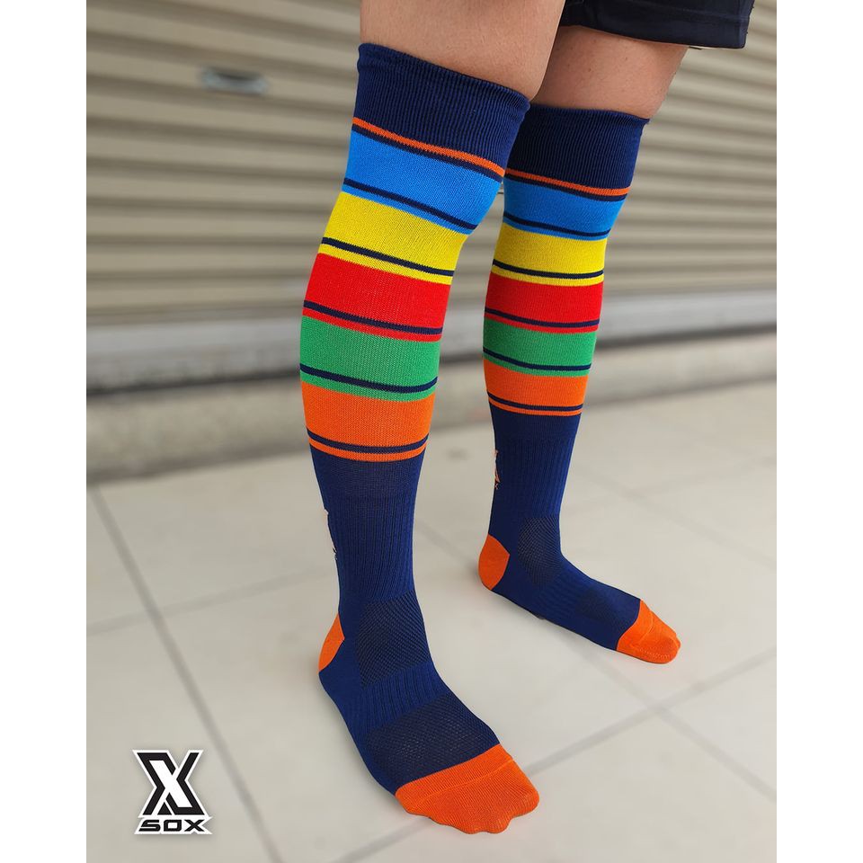 ถุงเท้าฟุตบอลเบสิค-เรนโบว์-sox-sox20002