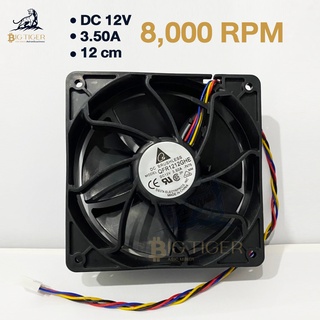 Delta DC 12V 3.50A 8000 RPM FAN พัดลมเครื่องขุด Asic