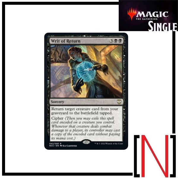 [MTG][Single][NCC] Writ of Return ระดับ Rare [ภาษาอังกฤษ] | Shopee Thailand