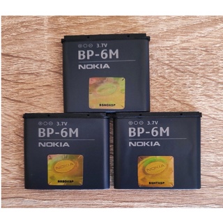 แบตเตอรี่ BP-6M BP6M BP 6M แบตเตอรี่โทรศัพท์สำหรับ Nokia 6233 6280 6288 9300 N73 N77 N93 N93S