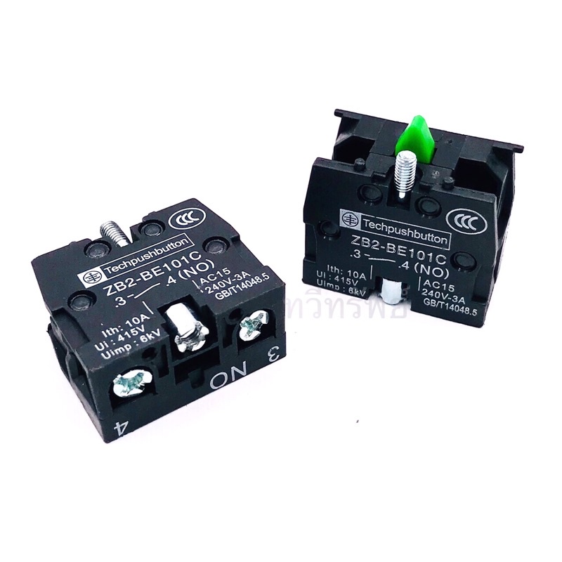 ซ็อกเก็ต ZB2-BE101C-102C (NO)-(NC)สวิทช์แบบกด แบบบิด ซีเลคเตอร์ 10A มี ...