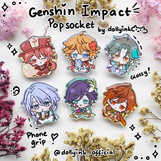 Popsocket genshin impact โดย Dollyink (Unit) / griptok hp genshin impact / impact POPSOCKET / อะนิเมะจับโทรศัพท์ / โทรศัพท์ grip genshin impact / impact / POPSOCKET impact