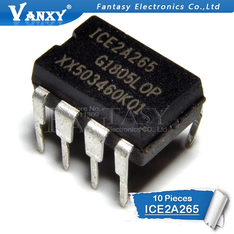 10 Stück ICE2A265 IC Chips - DIP-8 Gehäuse Elektronikbauteile