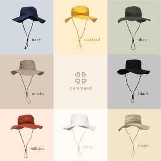 ภาพหน้าปกสินค้าพร้อมส่ง หมวกBucketHat(รุ่นปีกกว้าง) มีเชือกใต้คางปรับระดับ ที่เกี่ยวข้อง