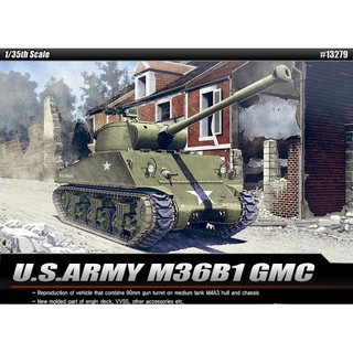โมเดลประกอบ Academy Model 1/35 AC13279 U.S.ARMY M36B1 GMC