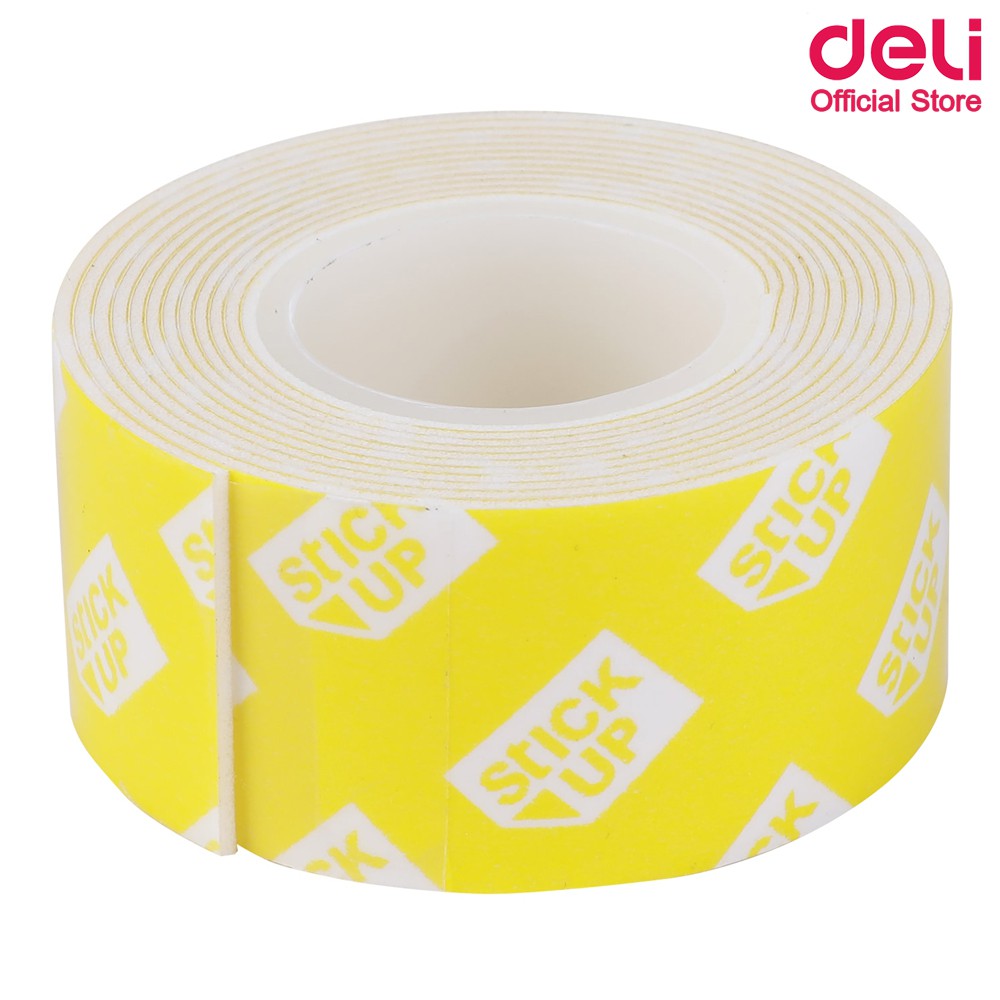 deli-a35011-double-sided-mounting-tape-เทปกาว-2-หน้า-ขนาด-25-4mm-x-1-5m-แพ็ค-1-ชิ้น-เทปโฟมกาวสองหน้า-กาว-กาวสองหน้า