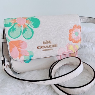 💚แท้💯 พร้อมส่ง💚MINI BRYNN CROSSBODY WITH MYSTICAL FLORAL PRINT (COACH C8324)