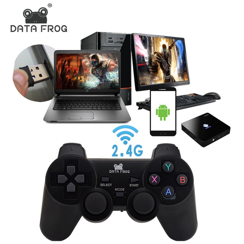 จอยสติ๊กเล่นเกมไร้สาย-2-4-g-android-pc-สําหรับ-windows-ps3-tv-box