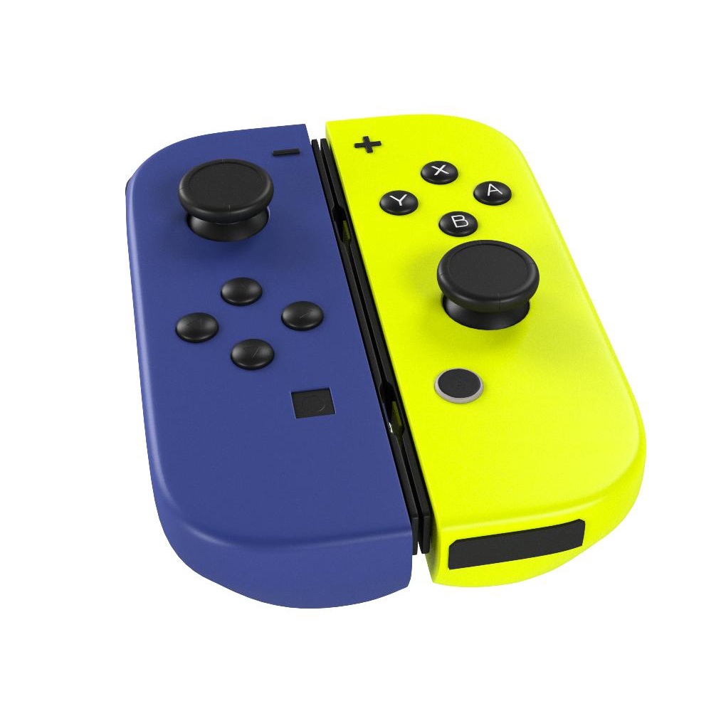 nintendo-joy-con-controllers-blue-and-neon-yellow-จอยคอนสำหรับเครื่องนินเทนโด้สวิชต์-ของแท้-ประกันศูนย์-1-ปี