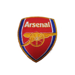 Arsenal ป้ายติดเสื้อแจ็คเก็ต อาร์ม ป้าย ตัวรีดติดเสื้อ อาร์มรีด อาร์มปัก Badge Embroidered Sew Iron On Patches