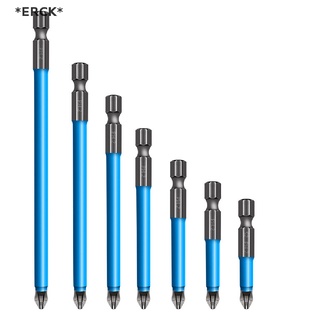 Erck ชุดดอกสว่านไขควงแม่เหล็ก PH2 กันลื่น 7 ชิ้น