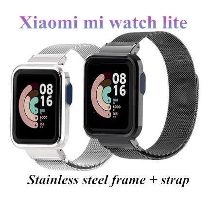 ภาพหน้าปกสินค้าMilanese สายนาฬิกาข้อมือโลหะสําหรับ Xiaomi Mi Watch Lite/Redmi watch 2/2lite