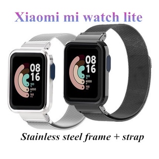ภาพหน้าปกสินค้าMilanese สายนาฬิกาข้อมือโลหะสําหรับ Xiaomi Mi Watch Lite/Redmi watch 2/2lite ที่เกี่ยวข้อง