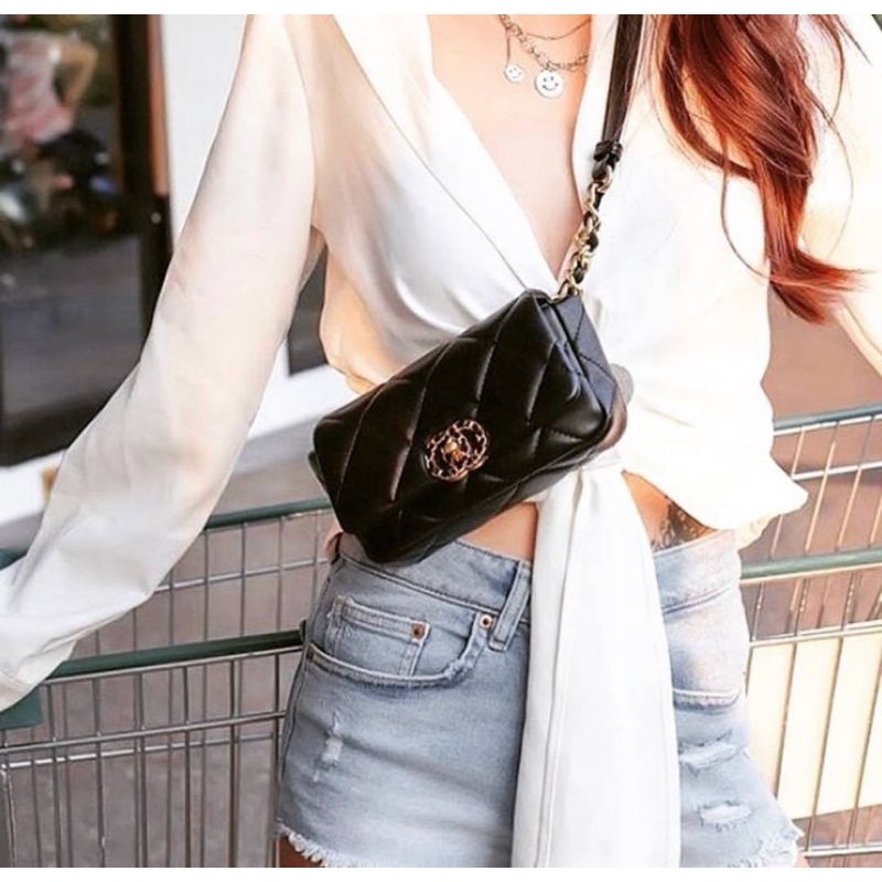 พร้อมส่ง New CC19 belt bag(Ori)ออริ size 19 cm. | Shopee Thailand
