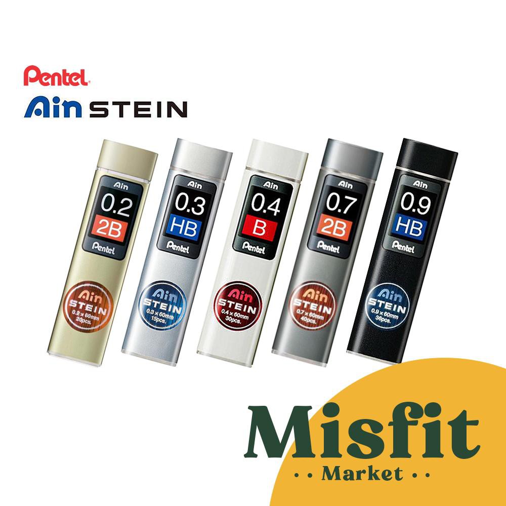 pentel-ain-stein-ไส้ดินสอกด-0-2-0-3-0-4-0-7-0-9-มม