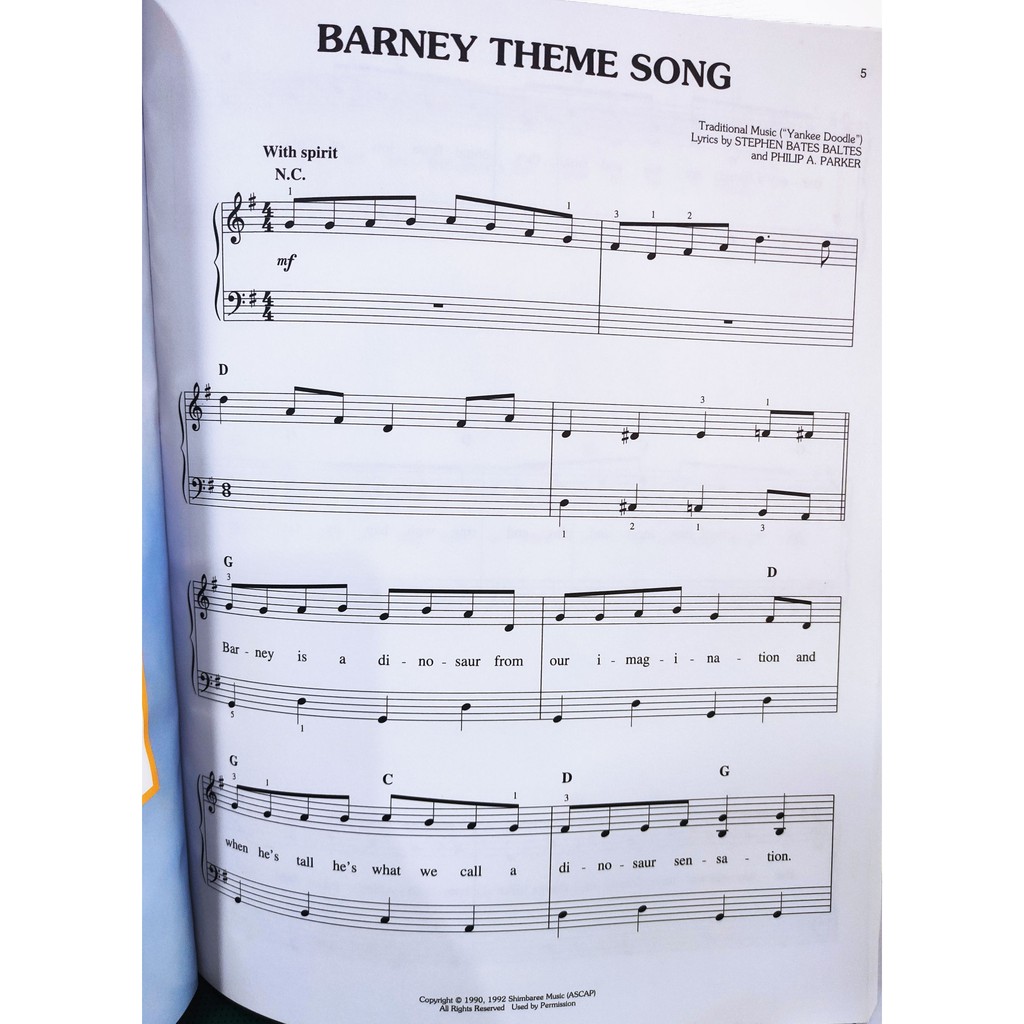 the-barney-songbook-easy-piano-folios