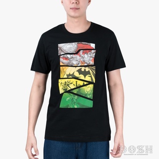 DOSH MENS T-SHIRTS SUPERHEROES เสื้อยืดคอกลม แขนสั้น ผู้ชาย DJMT5066-BL