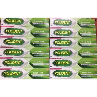 สินค้า โพลิเดนท์ Polident Fresh mint กาวติดฟันปลอม ขนาด 60 กรัม จำนวน 1 หลอด)