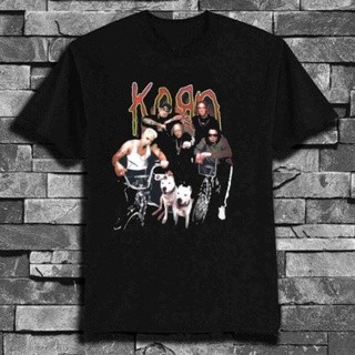 เสื้อยืดโอเวอร์ไซส์ขายดี เสื้อยืด ผ้าฝ้ายแท้ พิมพ์ลายกราฟฟิค 90S Korn Tour สไตล์วินเทจ คลาสสิก ของขวัญวันหยุดS-3XL
