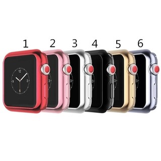 สินค้า เคสหน้าปัดนาฬิกาข้อมือ แบบซิลิโคน TPU สำหรับ Apple Watch รุ่น 1 2 3 4 5 6 SE 38, 40, 42, 44 มม.