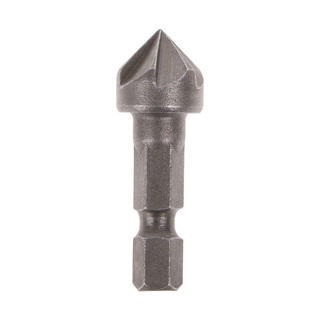 ภาพหน้าปกสินค้าCom* 6 Flute Countersink Drill Bit เครื่องมือตัดมุม 90 องศาสําหรับงานไม้ ที่เกี่ยวข้อง