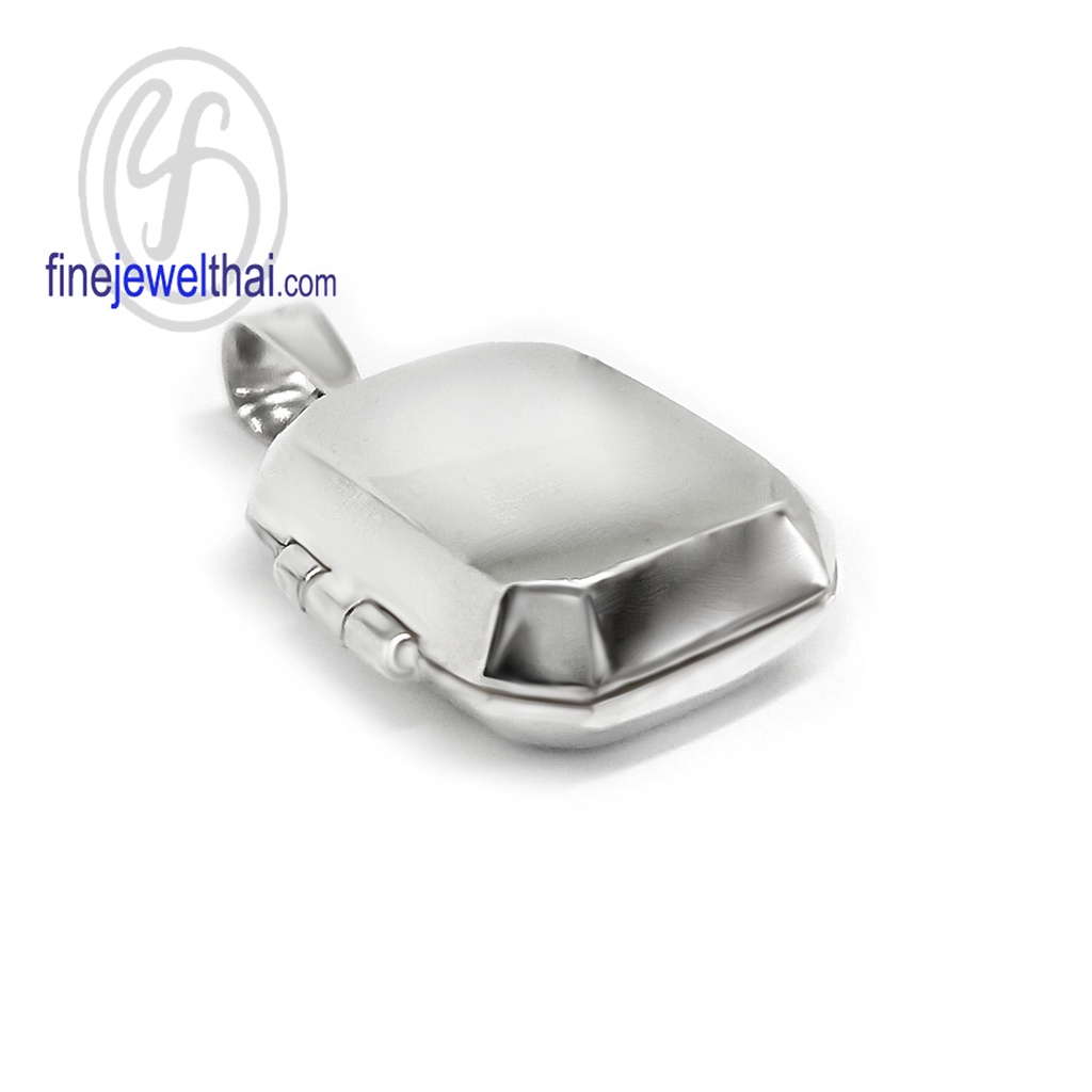 finejewelthai-จี้ล็อกเก็ต-จี้เงินแท้-ล็อกเก็ตเงินแท้-locket-silver-pendant-design-p117700