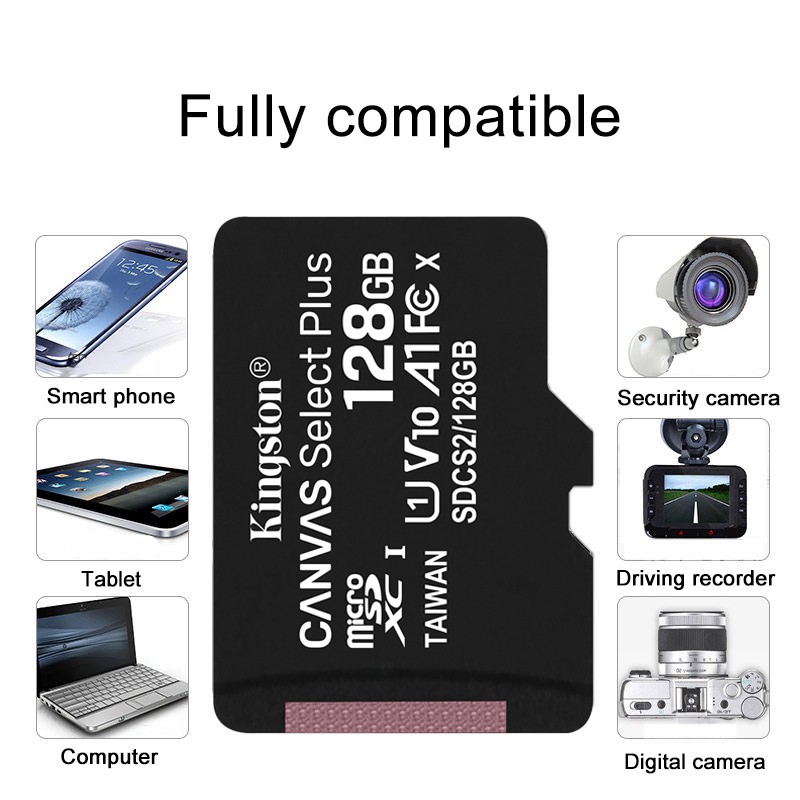 kingston-sd-card-micro-sd-card-memory-card-100mb-s-16gb-32gb-64gb-128gb-256gb-tf-card