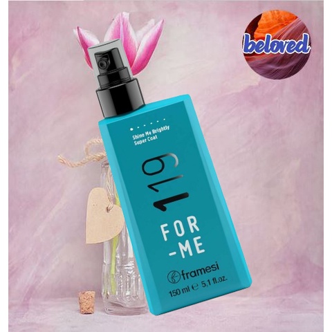 framesi-for-me-119-shine-me-brightly-super-coat-150-ml-สเปรย์เพิ่มความเงางามสำหรับผมตรง