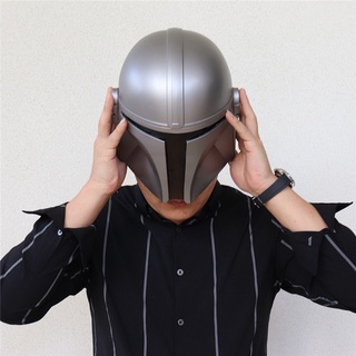 หมวกกันน็อคฮาโลวีน Star Wars พร็อพแมนดาลอเรีย Imperial Army Stormtrooper Dark Warrior Mask สําหรับปาร์ตี้ตัวละคร