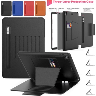 Pu Leather Case With Pen Holder For Apple iPad mini 4 mini 5 mini 6 iPad Air2/Pro iPad 5th 6th Gen 9.7" 2017/2018 iPad 7th 8th 9th Gen 10.2" 2019/2020/2021 iPad Air 4 Air 5 10.9 2022 Pro 11 2018/2020/2021 Magnetic flip Auto Wake Sleep Tablet Case Cover