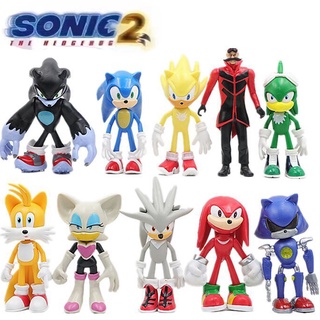 ฟิกเกอร์ Pvc รูปเม่นโซนิค Sonic 2 ขนาดใหญ่ 15 ซม. พร้อมข้อต่อขยับได้ ของเล่นสําหรับเด็ก