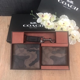 Coach short wallet box set พร้อมกล่อง