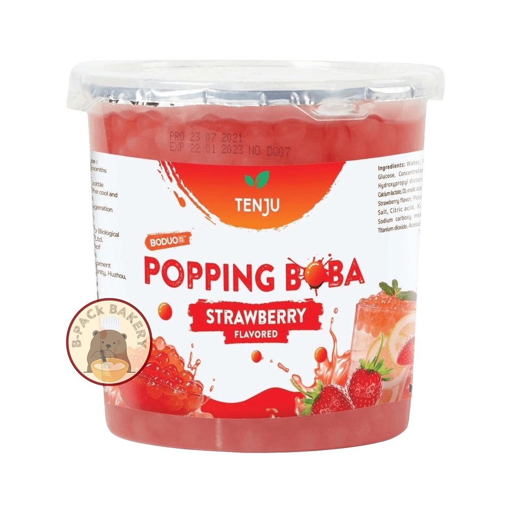 เท็นจู-มุกป็อบ-สตรอเบอรี่-เท็นจู-ไข่มุกป็อบ-สตรอเบอรี่-tenju-popping-boba-strawberry-1kg