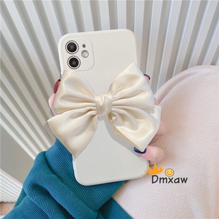 เคสโทรศัพท์มือถือ ซิลิโคนนุ่ม ผ้าไหม ประดับโบว์ ป้องกันกล้อง สําหรับ Samsung Galaxy A02s A12 A52 A52s A01 A10s A11 A20s M11 M01s M01 Core M12 M02s 5G 4G