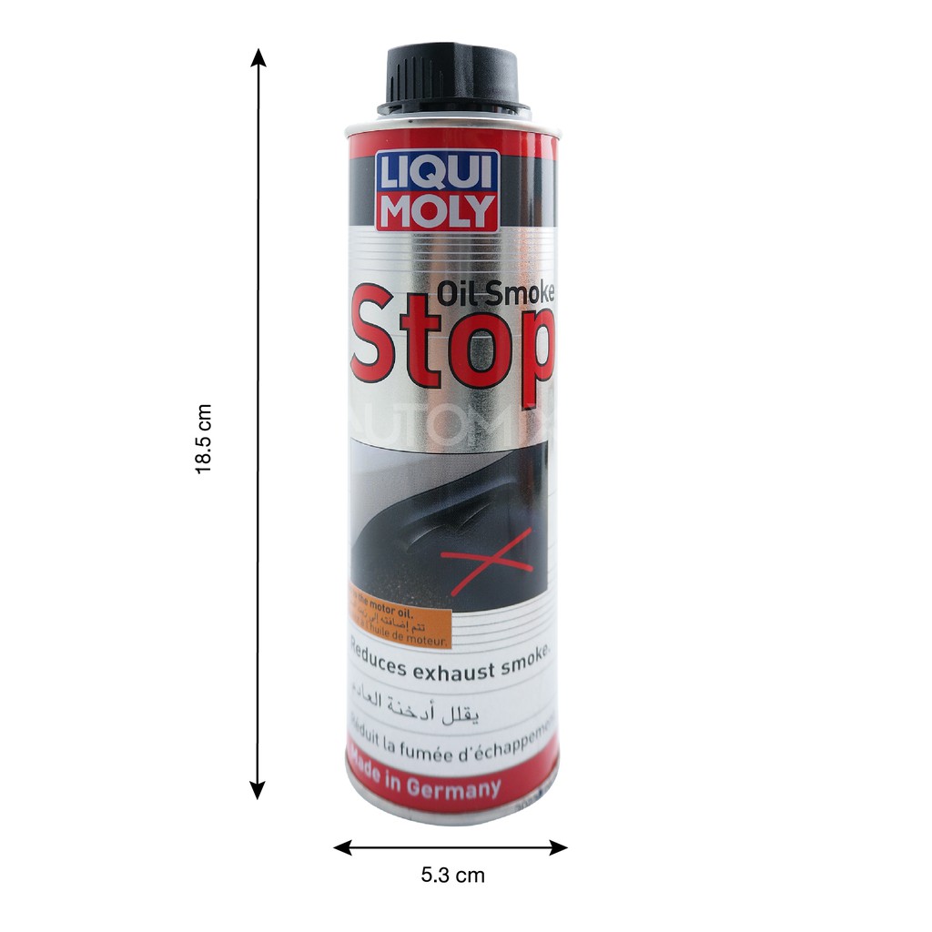 liqui-moly-oil-smoke-stop-น้ำยาลดการสิ้นเปลืองน้ำมันและลดควันขาว-ขนาด-300ml-ลดเสียงเครื่องยนต์-เบนซินและดีเซล-lm0066