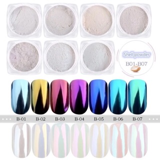 ผงขัดเล็บกระจก (พร้อมส่ง)