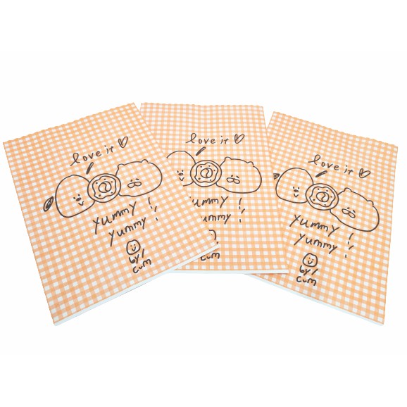 ถุงใส่ขนมลายการ์ตูน-ถุงคุกกี้อาหารเบเกอรี่บรรจุภัณฑ์ถุงกระดาษ-1-ใบ-kk2
