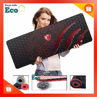 Eco world mousepads แผ่นรองเมาส์ ขนาด 80 x 30 cm. Mouse pad แผ่นรองเมาส์แบบสปีด ลายมังกร