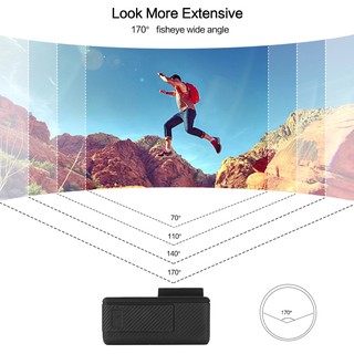 ภาพขนาดย่อของภาพหน้าปกสินค้าจัดโปรโมชั่น กล้องกันน้ำ ระบบสัมผัส พร้อมรีโมท ระบบกันสั่นครบ 4K Ultra HD waterproof WIFI FREE Remote - สีดำ 4K 60fps 24 จากร้าน nano_tech บน Shopee ภาพที่ 6