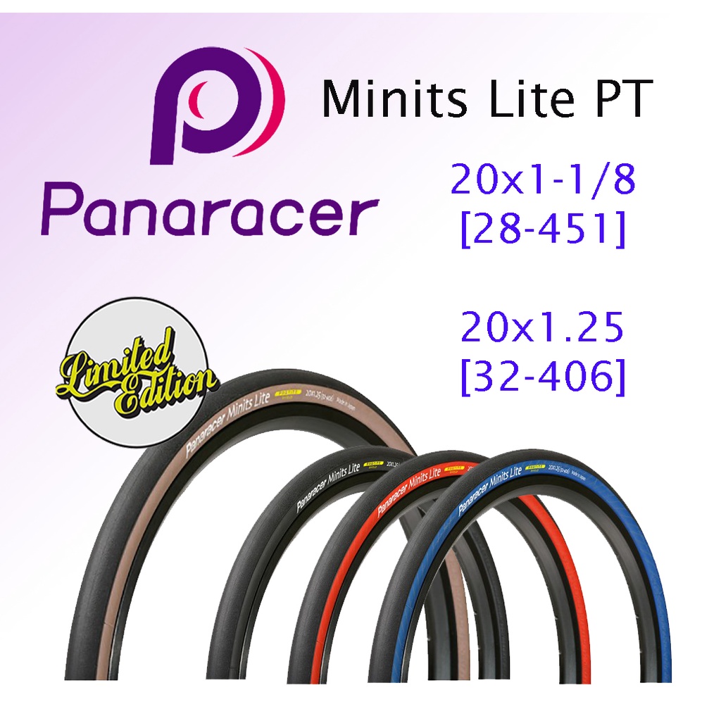 ยางจักยาน-panaracer-minits-lite-20x1-1-8-20x1-25-ขอบพับ