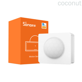 Sonoff SNZB-03 Wifi เซ็นเซอร์จับความเคลื่อนไหว สัญญาณเตือน บ้าน สำนักงาน Home Office เซ็นเซอร์จับความเคลื่อนไหว ไร้สาย แจ้งเตือน มุมกว้าง มะพร้าว 01