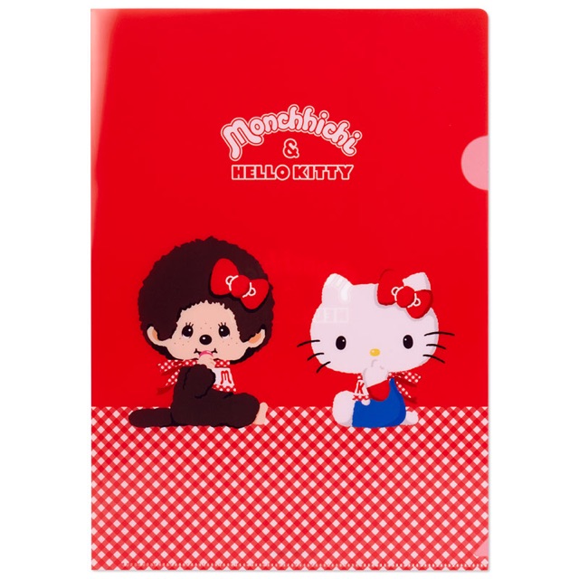 sanrio-hello-kitty-x-monchhichi-a4-set-3-ชิ้น