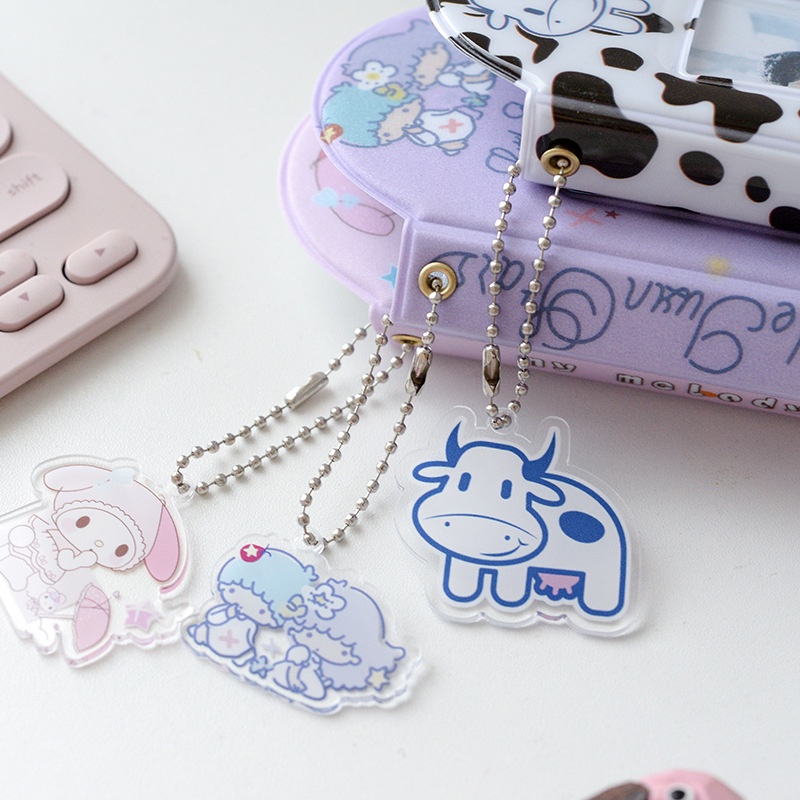 sanrio-อัลบั้มรูปภาพ-pvc-ลายการ์ตูนไอดอล-ขนาดเล็ก-3-นิ้ว-สําหรับใส่บัตร