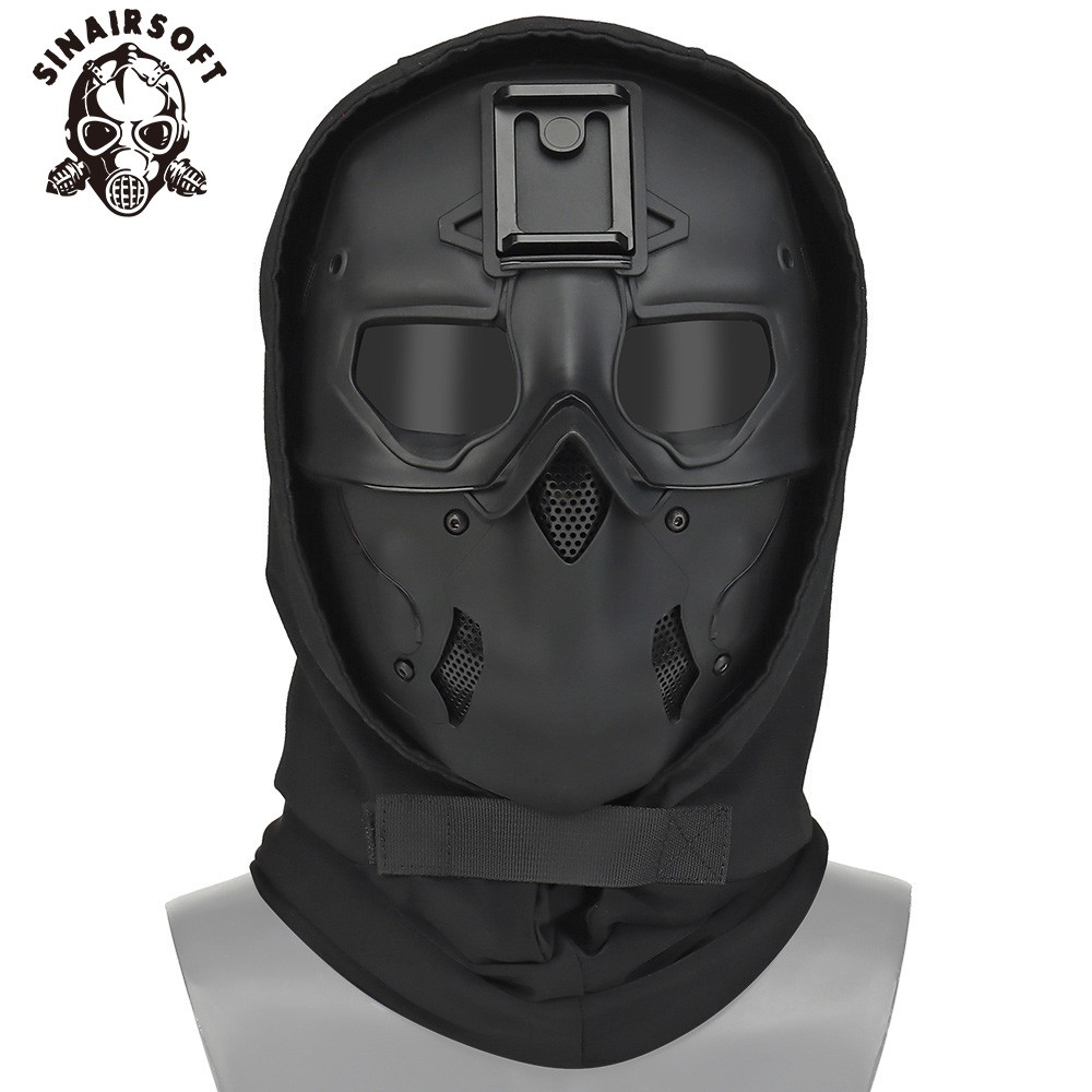 Sinairsoft Tactical Wild Mask Headgear Mask Combine Full Face ...